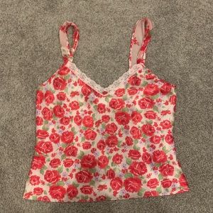 vintage floral cami